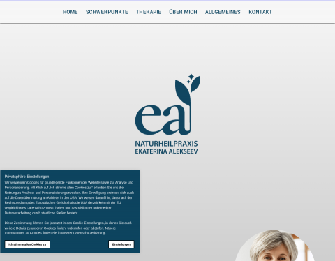 Website-Vorschau von Naturheilpraxis Ekaterina Alekseev