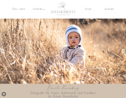 Website-Vorschau von Soulmoments Fotografie