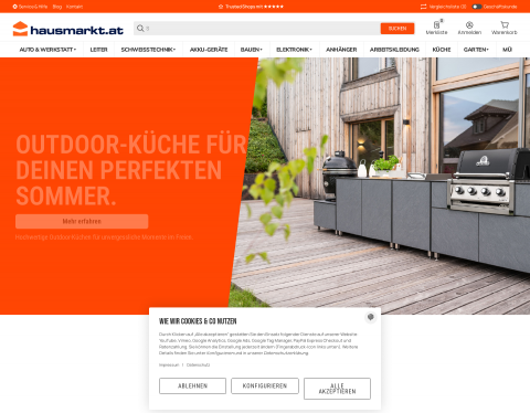 Website-Vorschau von Hausmarkt