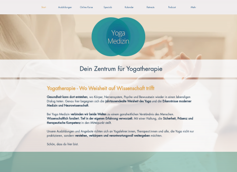 Website-Vorschau von Yoga Medizin Konstanz