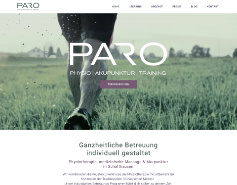 Website-Vorschau von Paro Therapie GmbH