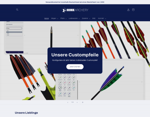 Website-Vorschau von Archer´s Empire GbR