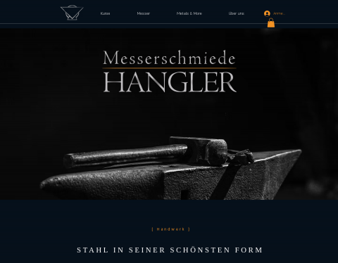 Screenshot von Messerschmiede Hangler