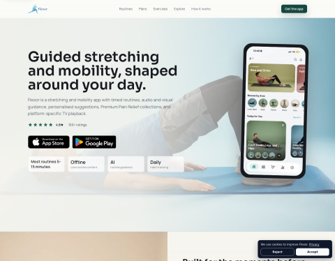 Website-Vorschau von Flexor