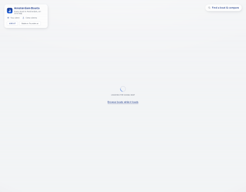 Website-Vorschau von Amsterdam Boats