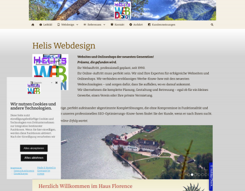 Website-Vorschau von Heli´s  Webdesign