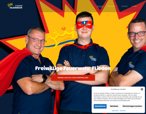 Website-Vorschau von Freiwillige Feuerwehr Flieden e.V.