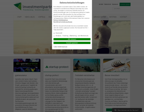 Website-Vorschau von investmentpartner Schrammke eK