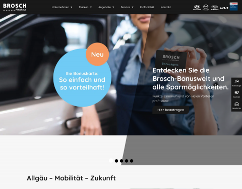 Website-Vorschau von Autohaus Brosch GmbH in Durach-Kempten