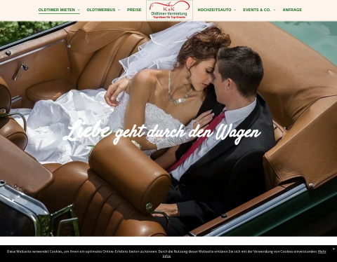 Vorschau von Oldtimervermietung - Hochzeitsauto