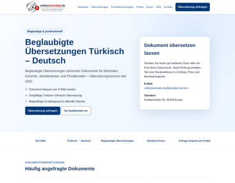 Vorschau von Fachgerechte Übersetzungen