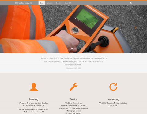 Website-Vorschau von Delta Tec Service Neumünster
