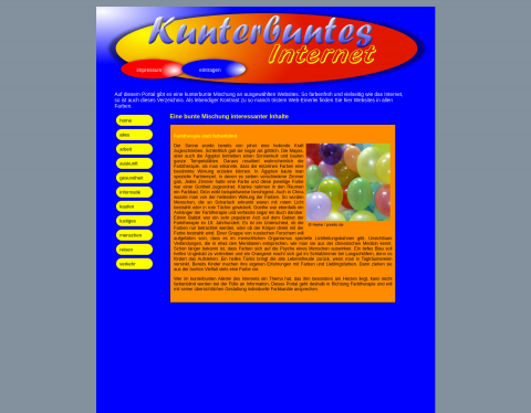 Website-Vorschau von Ein Kunterbuntes Verzeichnis