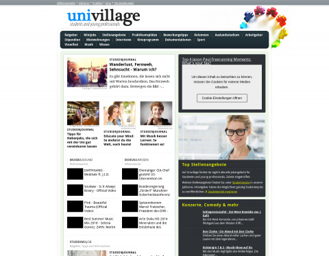Website-Vorschau von Univillage