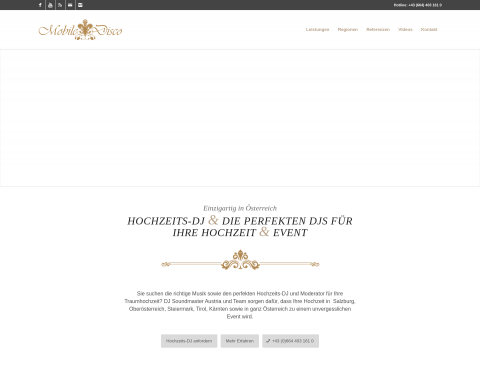 Website-Vorschau von Party DJ - DJ Party - DJ Firmenfeier