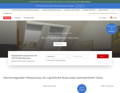 Website-Vorschau von Sonnenschutz, Jalousien und Rolläden von