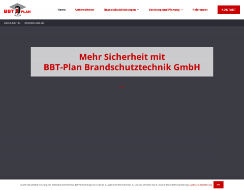 Website-Vorschau von BBT-Plan Brandschutztechnik