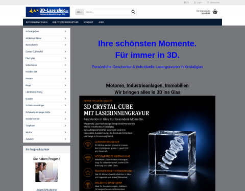 Vorschau von 3d Lasergravur 3d Schlüsselanhänger Glas