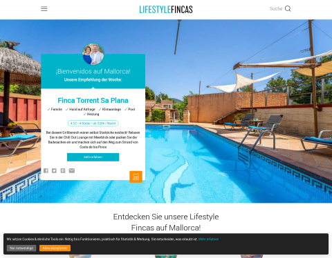 Website-Vorschau von Lifestylefincas