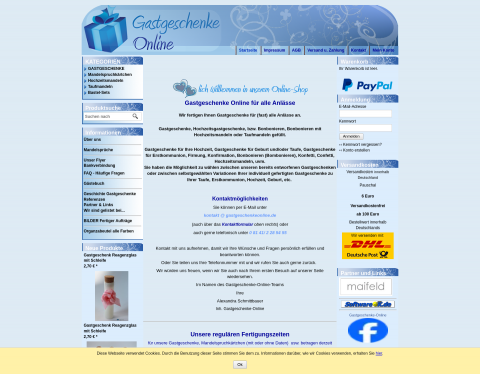 Vorschau von Gastgeschenke-Online