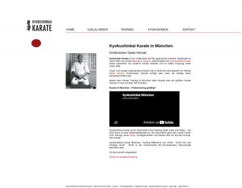 Website-Vorschau von Kyokushin Karate München