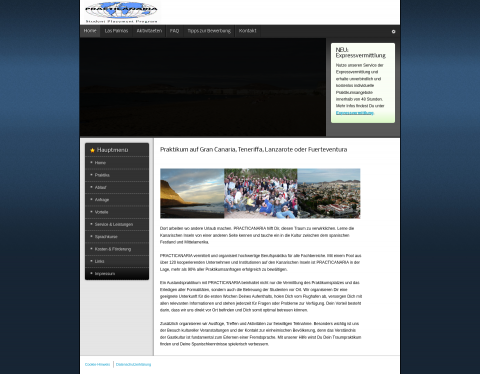 Website-Vorschau von Practicanaria.com