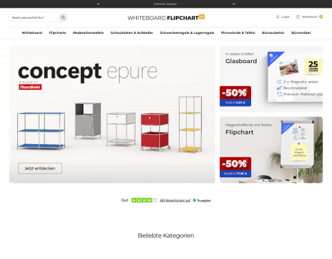Vorschau von Whiteboard-FLipchart.de