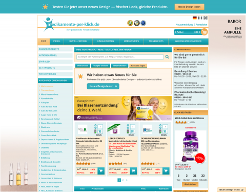 Website-Vorschau von Luitpold Apotheke Online