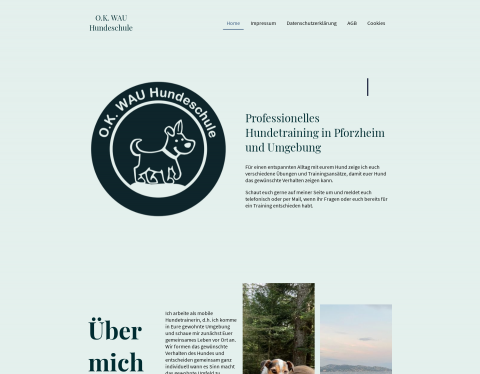 Website-Vorschau von Hundeschule Pforzheim / Enzkreis