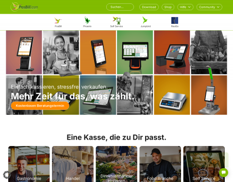 Vorschau von Kassen Software für den Handel