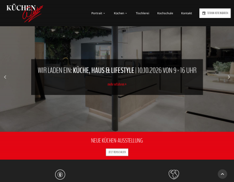 Website-Vorschau von Einbauküchen in Leipzig