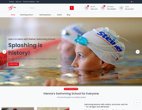Website-Vorschau von Der Schwimmshop