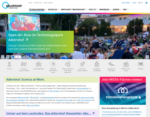 Website-Vorschau von Studentenjobs