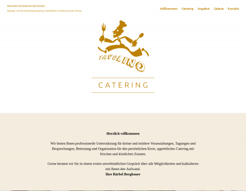 Website-Vorschau von Tavolino