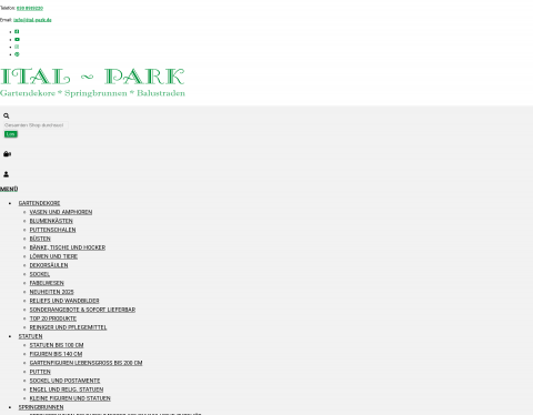 Website-Vorschau von ITAL-PARK