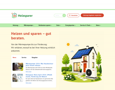 Website-Vorschau von Heizsparer