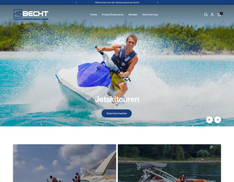 Website-Vorschau von Jetski fahren