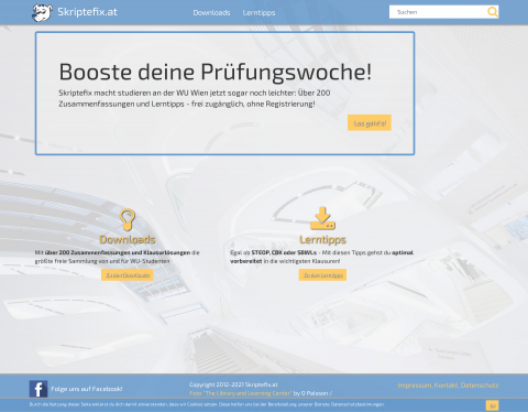 Website-Vorschau von Skriptefix.at