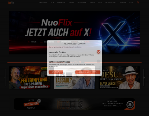 Website-Vorschau von NuoViso .TV