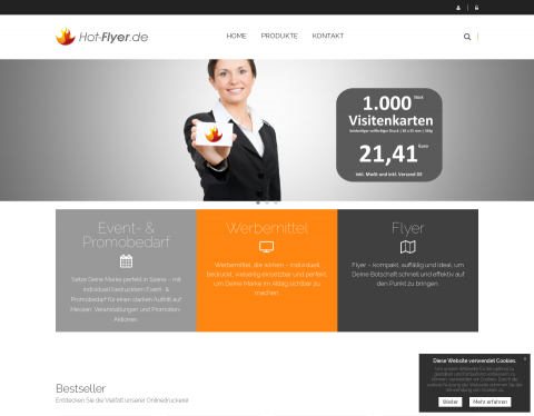 Vorschau von Hot Flyer - Onlinedruck