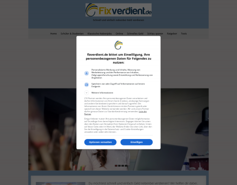 Vorschau von Fixverdient.de - Das Jobportal