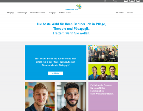 Website-Vorschau von Medizinisches Personal & Jobs