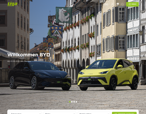 Website-Vorschau von Mercedes, Fiat & Lancia Autohaus