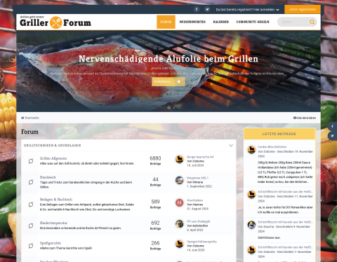Website-Vorschau von Grillerforum
