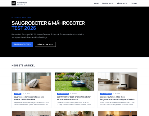 Website-Vorschau von Haushalts-Robotic.de