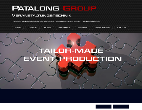 Website-Vorschau von Patalong Film GmbH
