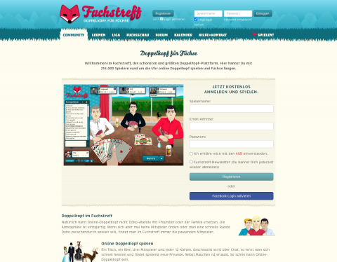 Website-Vorschau von Fuchstreff