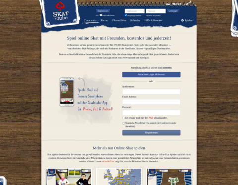 Website-Vorschau von Skatstube