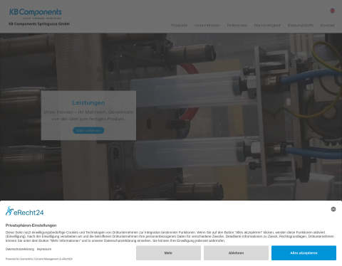 Website-Vorschau von Spritzgussa Plastics GmbH & Co. KG