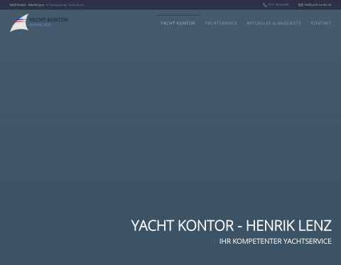 Website-Vorschau von Yacht Kontor